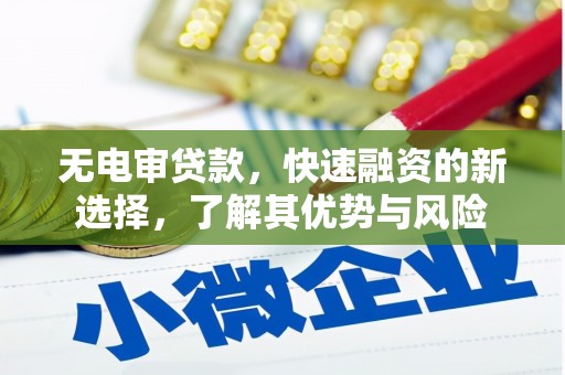 南皮无电审贷款，快速融资的新选择，了解其优势与风险