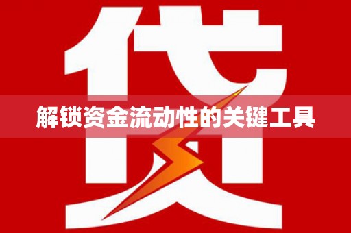 南皮解锁资金流动性的关键工具