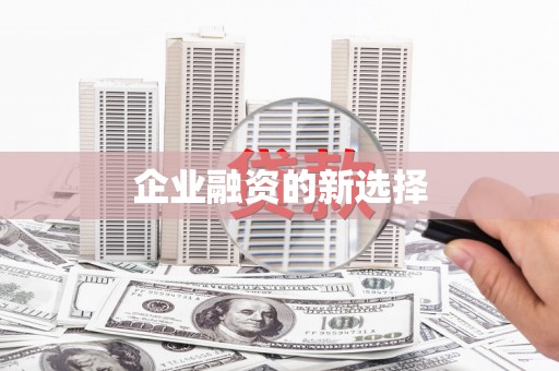 南皮企业融资的新选择