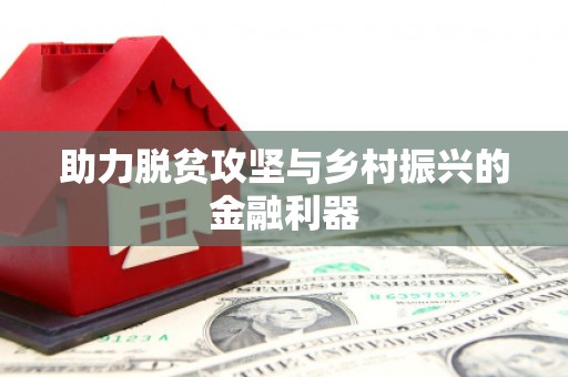南皮助力脱贫攻坚与乡村振兴的金融利器