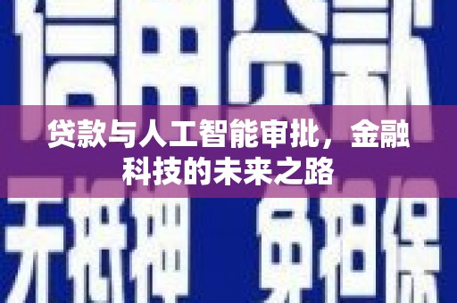 南皮贷款与人工智能审批，金融科技的未来之路