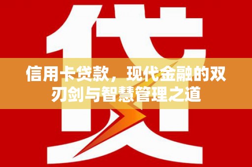 南皮信用卡贷款，现代金融的双刃剑与智慧管理之道