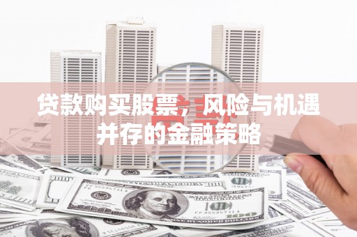 南皮贷款购买股票，风险与机遇并存的金融策略