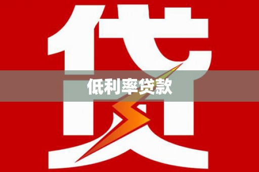 南皮低利率贷款