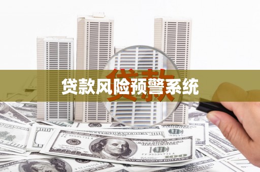 南皮贷款风险预警系统